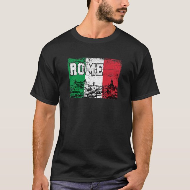 Camiseta Roma Itália Europa (Frente)
