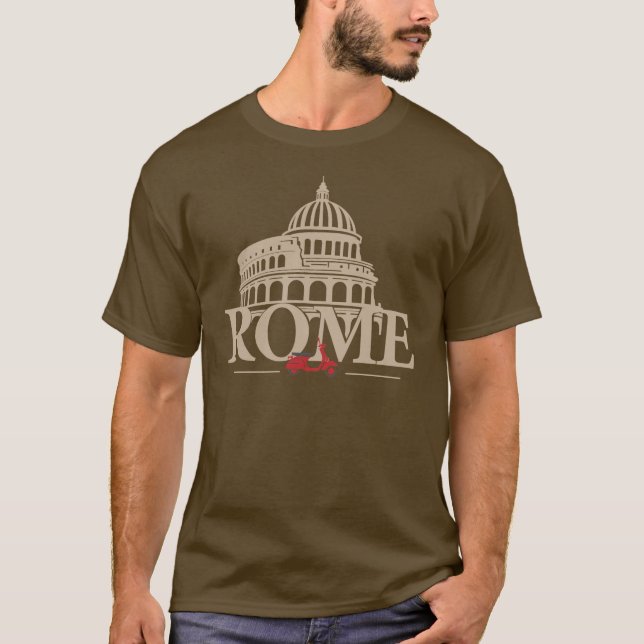 Camiseta Roma Itália Europa (Frente)