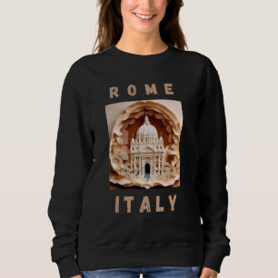Camiseta Roma Itália Papel Vaticano Viagem Veste Mulheres T