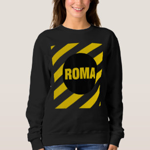 Camiseta Roma Itália Praça Estilo Abstrato Ilustração