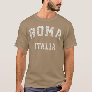 Camiseta Roma Itália Vintage Roma Itália Designee fam de es