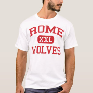 Camiseta Roma - lobos - segundo grau de Roma - Roma Geórgi