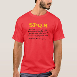 Camiseta "Roma nunca esquecerá…", Tricolor