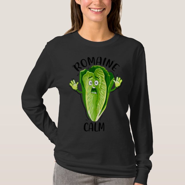 Camiseta Romaine Calm Pun Gardener (Frente)