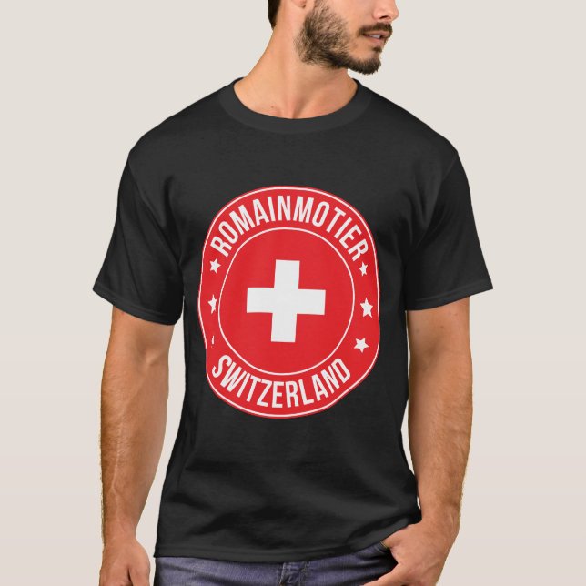 Camiseta Romainmotier, Suíça Cidade (Frente)