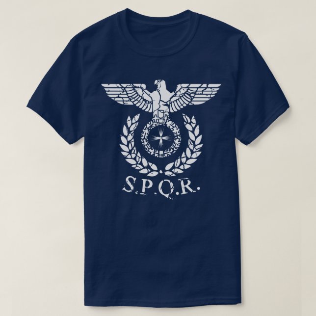 Camiseta Roman Emblem SPQR (Frente do Design)
