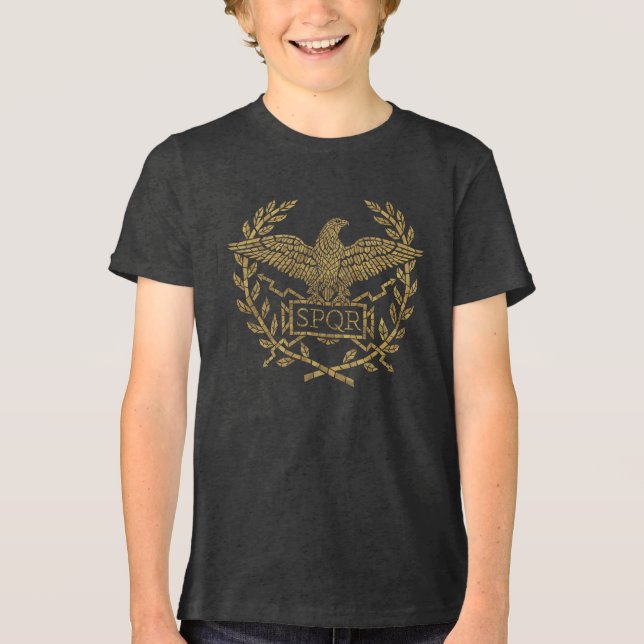 Camiseta Roman Empire Eagle Mosaic Emblem (Frente)