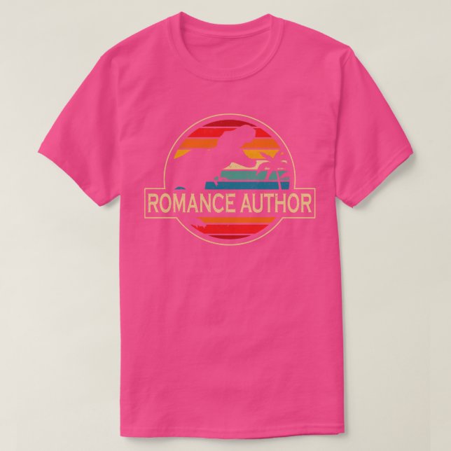 Camiseta Romance Au Dinosaur (Frente do Design)