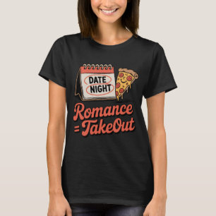 Camiseta Romance = Comida para Levar   Humor de Relacioname