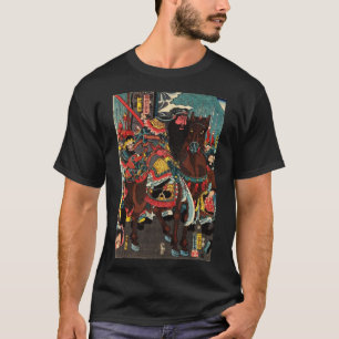 Camiseta Romance de Guan Yu Kuniyoshi Ukiyo-e três reinos