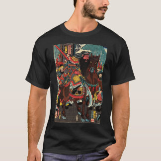 Camiseta Romance de Guan Yu Kuniyoshi Ukiyo-e três reinos