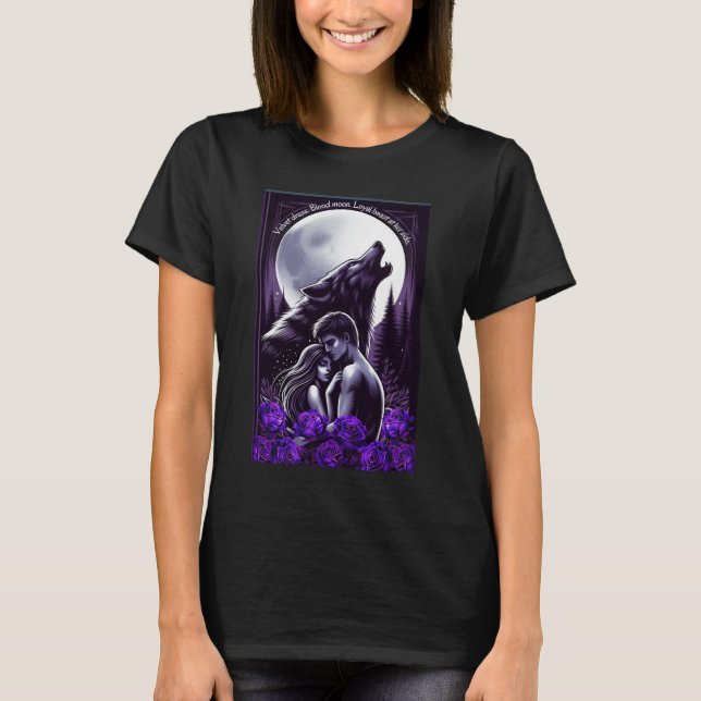 Camiseta Romance Escuro: Contos de Lobo (Frente)