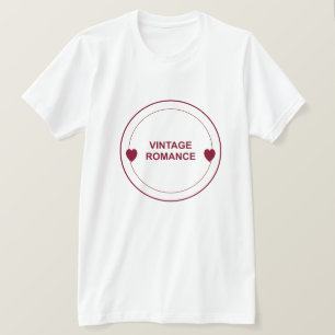 Camiseta Romance Vintage – Estética de Amor Atemporal Desig