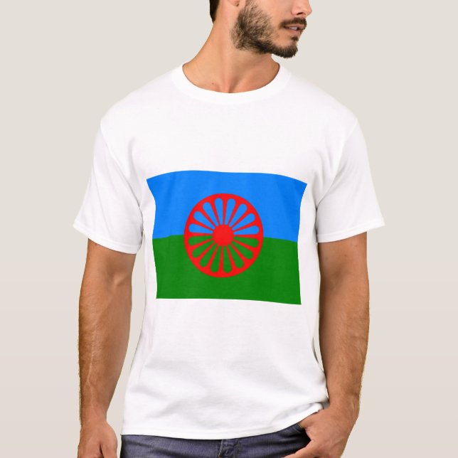 Camiseta Romani Flag (Frente)
