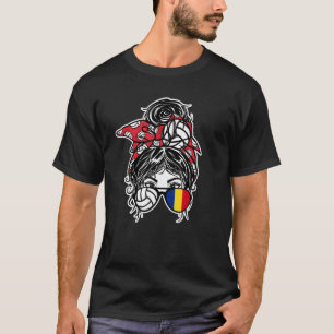 Camiseta România Vôlei Mensal Bun Hair Girl Romena