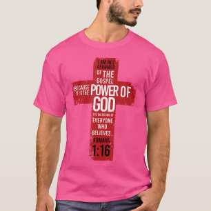 Camiseta Romanos 116 Religião Versa Bíblia Jesus Cristo Cru