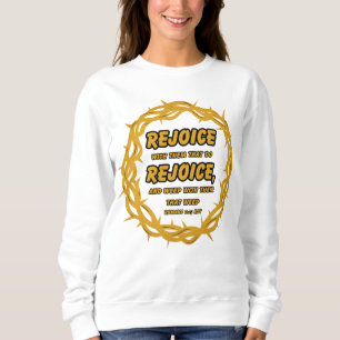 Camiseta Romanos 12:15 Escritura de Bíblia KJV Verse Mulher