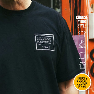 Camiseta Romanos 12:2 Não se amolde à Moda Cristã de Rua