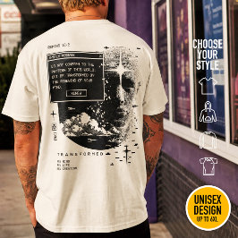 Camiseta Romanos 12:2 Não se conforme Retrowave Cristã