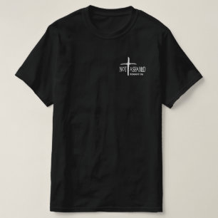 Camiseta Romanos não envergonhados 1:16 Jesus cristão