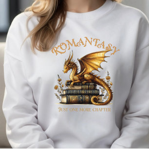 Camiseta Romantasy Dragões Livros Apenas mais um capítulo