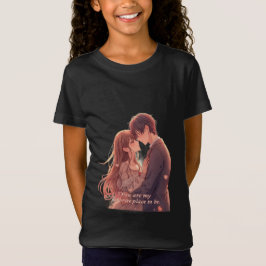 Camiseta Romantic Anime Couple - Valentine's Day Aesthetic