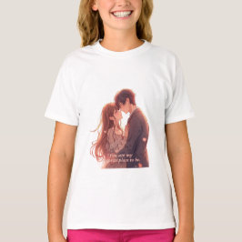 Camiseta Romantic Anime Couple - Valentine's Day Aesthetic