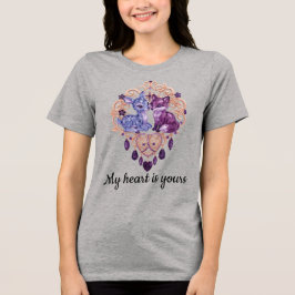 Camiseta Romantic Crystal Animals Custom Couple