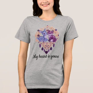 Camiseta Romantic Crystal Animals Custom Couple