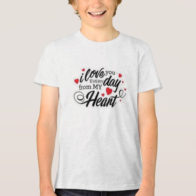 Camiseta Romantic Love Quote (Frente)