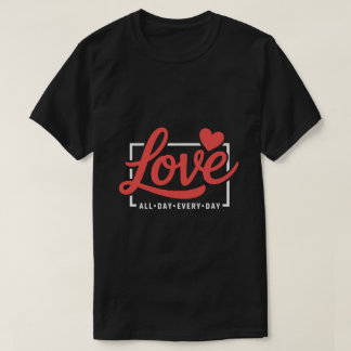 Camiseta Romantic Love Quote Graphic Tee – Hand Lettering 