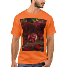 Romantic Red Rose Always Yours Valentine Couple 