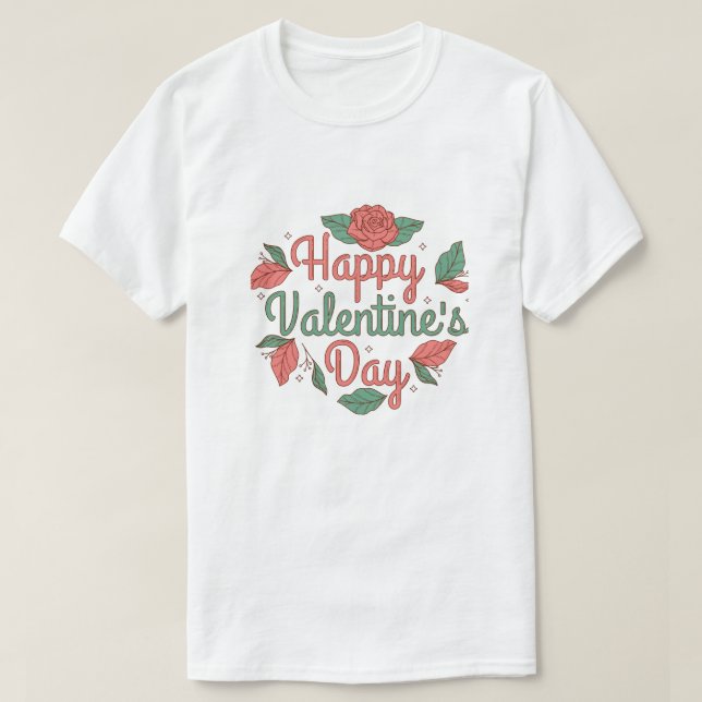 Camiseta Romantic Valentine’s Day Quote  (Frente do Design)