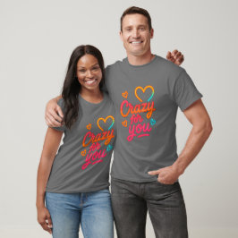 Camiseta Romântica do Dia dos Namorados