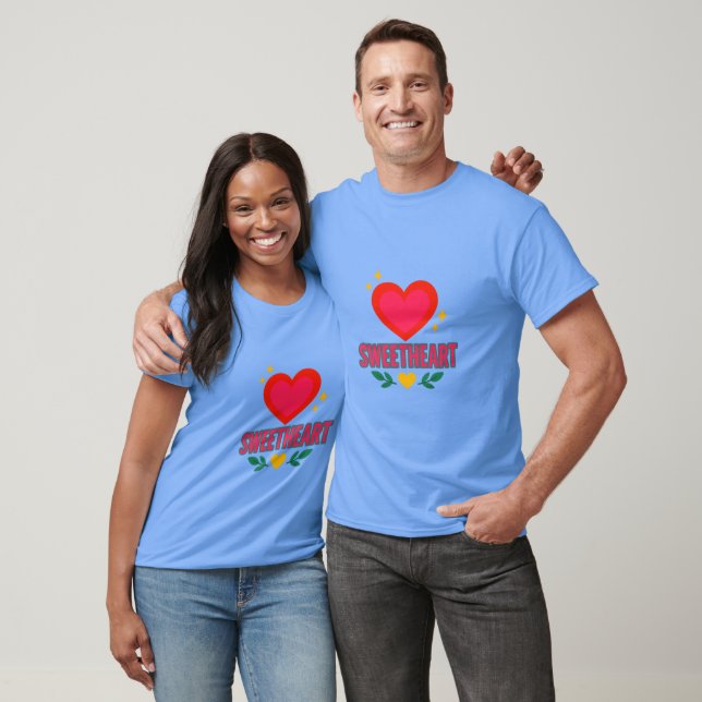Camiseta Romântica do Dia dos Namorados (Unissex)