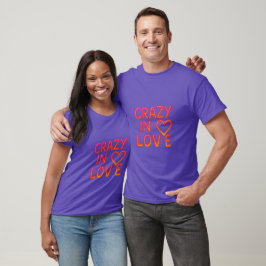Camiseta Romântica do Dia dos Namorados