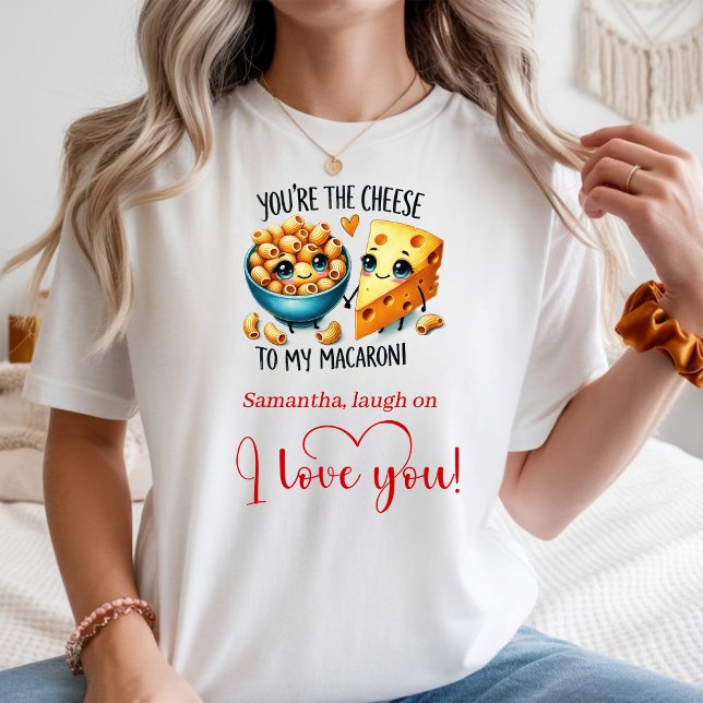Camiseta Romântica Engraçada de Alimentos para Mul (Romantic Funny Food Valentine Women T-Shirt)