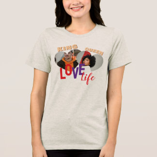 Camiseta Romântica para Mulheres 'Vida de Amor de