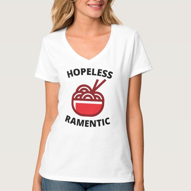 Camiseta Romântica Sem Esperança (Frente)
