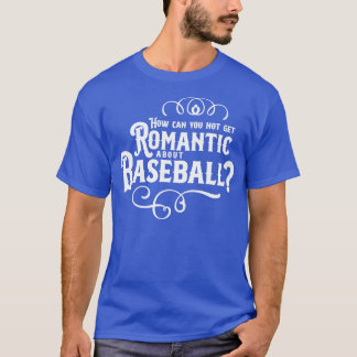 Camiseta Romântica Sobre Baseball