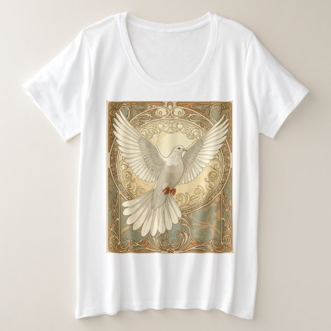 Camiseta Romanticamente Nostálgica Paz Pombo  (Frente do Design)