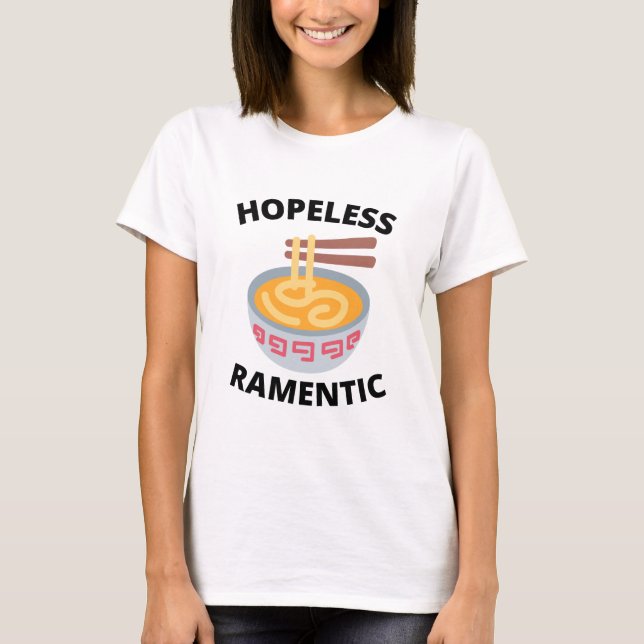 Camiseta Romântico Sem Esperança  (Frente)