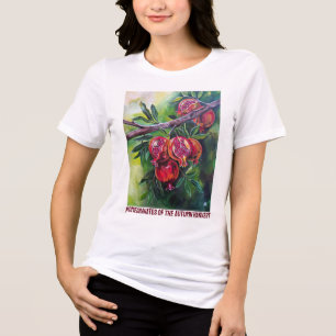 Camiseta Romãs da Colheita de Outono por Alfred Fox