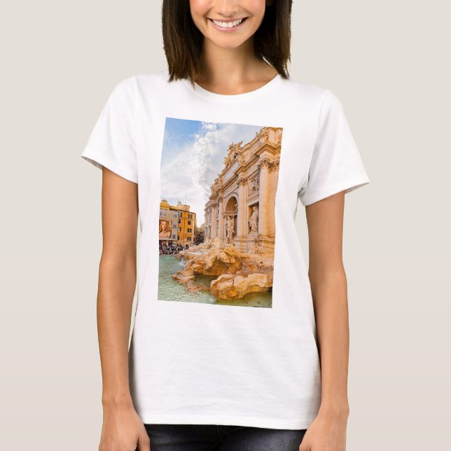 Camiseta Rome Fontaine de Trevi (Frente)