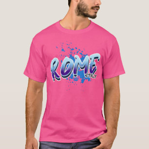 Camiseta Rome Itália Grafite Urbano Cidade menino