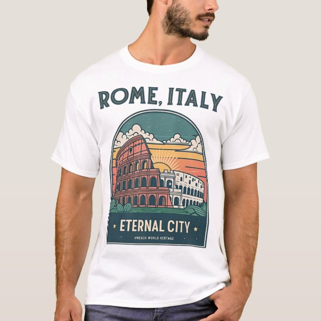 Camiseta ROME, ITALY (Frente)