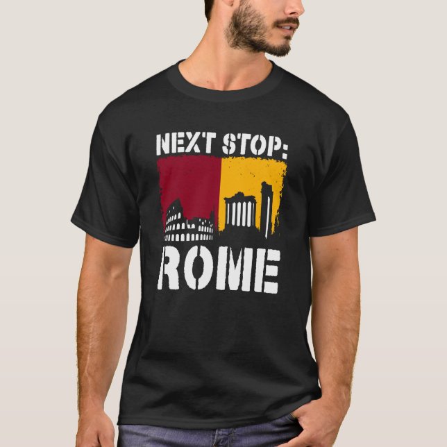 Camiseta Rome Summer Vacation Trip Next Stop Vacay Vibes So (Frente)