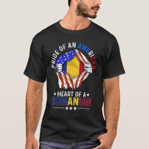 Camiseta Romena América Latina Orgulho Estrangeiro Romênia 