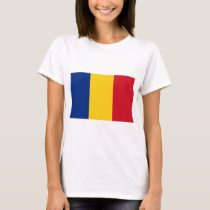 Camiseta Romênia - Bandeira da Romênia