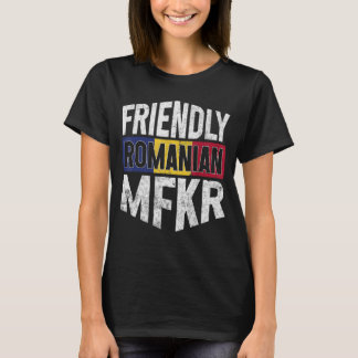 Camiseta Romênia Sinaliza Romenos Orgulhosos Homens e Mulhe